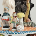 Helmille yksityiskohta